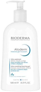 Биодерма (Вioderma) Атодерм Интенсив гель очищающий для сухой и атопической кожи лица и тела 500 мл