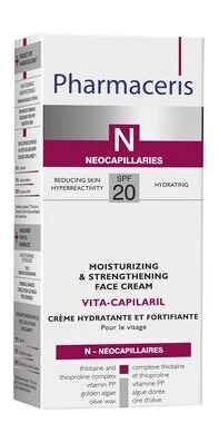 Фармацеріс N (Pharmaceris N) Вита-Капілярил крем зволожуючий зі зміцнюючим ефектом SPF20 50 мл