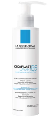 Ля Рош (La Roche-Posay) Цикапласт B5 очищуючий гель для заспокоєння шкіри обличчя та тіла немовлят, дітей та дорослих 200 мл