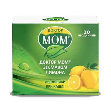 Доктор Мом льодяники зі смаком лимона №20