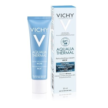 Виши (Vichy) Аквалия Термаль насыщенный крем для глубокого увлажнения сухой и очень сухой кожи лица 30 мл