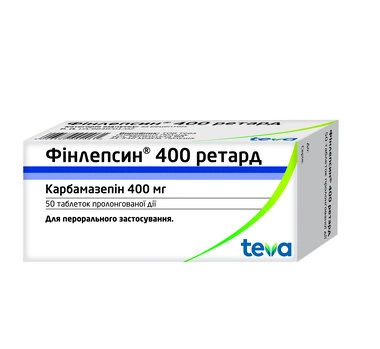 Финлепсин ретард таблетки 400 мг №50