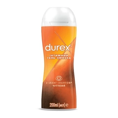 Гель-змазка Дюрекс (Durex Play Massage Sensual) з іланг-ілангом 2 в1 200 мл