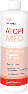 Эльфа Фарм (Elfa Pharm) Атопи Мед средство для ванн смягчающее для сухой и атопической кожи взрослых и детей 400 мл