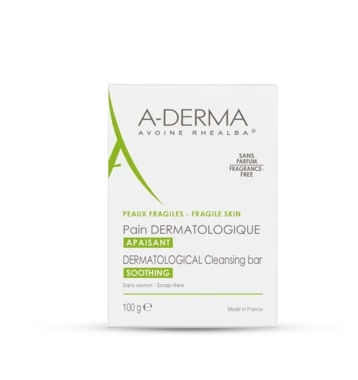 А-Дерма (A-Derma) мило дерматокосметичне очищуюче для сухої шкіри 100 г