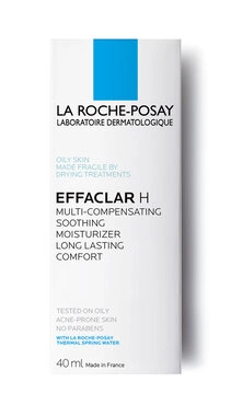 Ля Рош (La Roche-Posay) Ефаклар H інтенсивний заспокійливий та зволожуючий засіб для відновлення жирної проблемної шкіри обличчя 40 мл