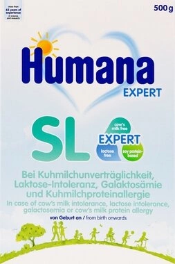 Смесь безлактозная Хумана (Humana) SL Expert с 0 месяцев 500 г