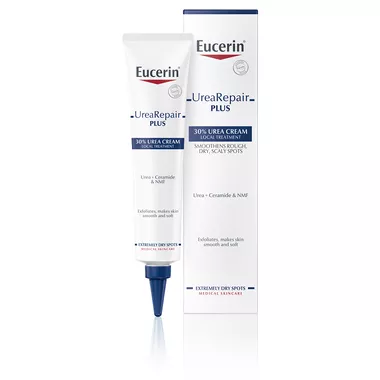 Юцерин (Eucerin) Уреа Ріпеір плюс 30% інтенсивно зволожуючий крем для дуже сухих загрубілих ділянок шкіри 75 мл