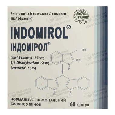 Індомірол капсули 380 мг №60
