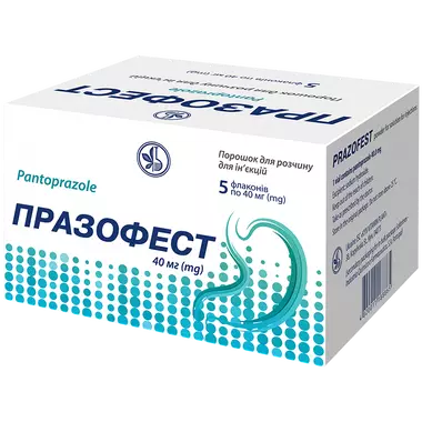 Празофест порошок для розчину для ін'єкцій 40 мг флакон №5