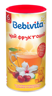 Чай Бебивита (Bebivita) детский фруктовый с 6 месяцев 200 г