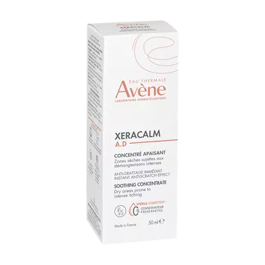 Авен (Avene) Ксеракальм AD концентрат успокаивающий для сухих участков кожи, склонных к зуду 50 мл