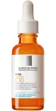 Ля Рош (La Roche-Posay) Пюр Витамин С10 сыворотка-антиоксидант против морщин для обновления кожи лица 30 мл