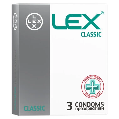 Презервативи Лекс (Lex Classic) класичні 3 шт