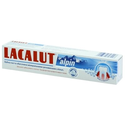 Зубная паста Лакалут Альпин (Lacalut Alpin) 75 мл — Фото 1