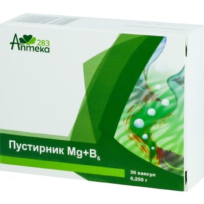 Пустирник Mg + B6 капсули 250 мг №30 — Фото 1