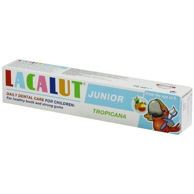 Зубна паста Лакалут (Lacalut Junior) Джуніор  Тропікана 75 мл — Фото 1