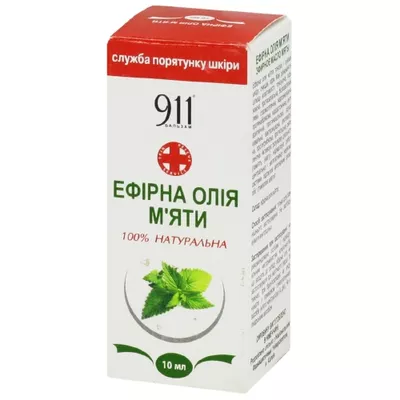 Масло эфирное мяты 911, 10 мл — Фото 1