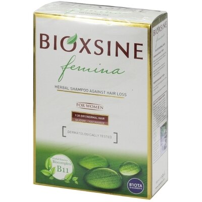 Біоксин (BIOXSINE) Феміна рослинний шампунь проти випадіння для сухого та нормального волосся 300 мл — Фото 1