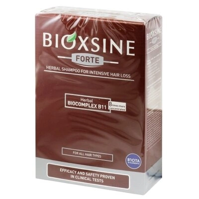 Біоксин (BIOXSINE) Дермаджен Форте шампунь від інтенсивного випадіння волосся 300 мл — Фото 1