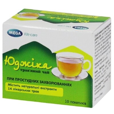 Юджіка трав'яний чай при застудних захворюваннях у пакетах 4 г №10 — Фото 1