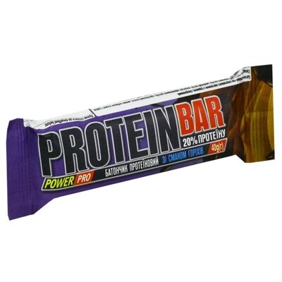 Батончик протеїновий для спортивного харчування Power Pro зі смаком горіха 40 г — Фото 1