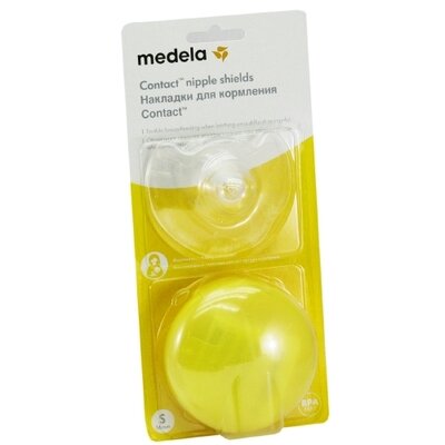 Накладки для годування силіконові Medela Contact розмір S 2 шт — Фото 1
