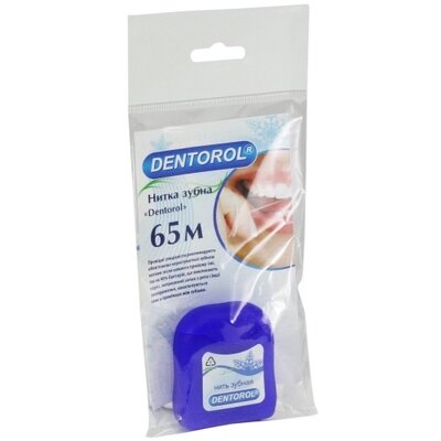 Зубна нитка Денторол (DENTOROL) 65 м — Фото 1
