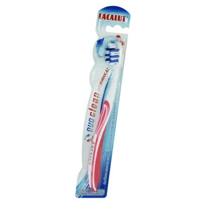 Зубна щітка Лакалут Дуо Клін (Lacalut Duo Clean) з пластиною для чистки язика 1 шт — Фото 1