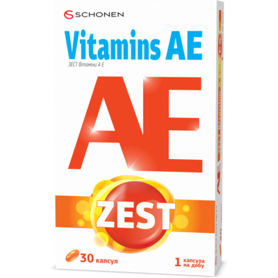 Зест (ZEST) Витамин A и E капсулы №30 — Фото 3