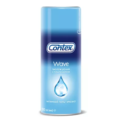 Гель-змазка Контекс (Contex Wave) зволожуючий з пантенолом 100 мл — Фото 1