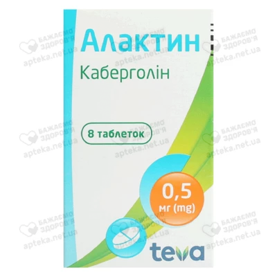 Алактин таблетки 0,5 мг №8 — Фото 1
