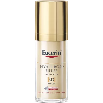 Юцерин (Eucerin) Гиалурон-филлер+ Эластисити тройная 3D сыворотка для биоревитализации и повышения упругости кожи 30 мл — Фото 2