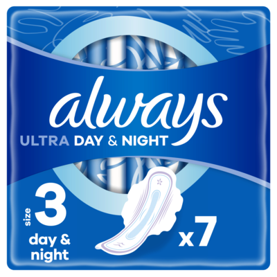 Прокладки Олвейс Ультра День та Ніч (Always Ultra Day& Night) ароматизовані 3 розмір, 6 крапель 7 шт — Фото 1