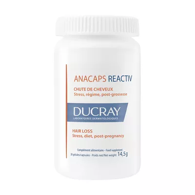 Дюкрей (Ducray) Анакапс Реактив капсулы для волос и ногтей сила, прочность и объем упаковка №30 — Фото 2