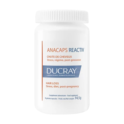 Дюкрей (Ducray) Анакапс Реактив капсули для волосся та нігтів сила, міцність та об'єм упаковка 30 шт — Фото 2