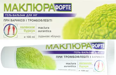 Маклюра форте гель-бальзам для ніг каланхое та буркун 100 мл — Фото 2