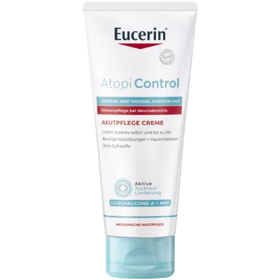 Юцерин (Eucerin) АтопиКонтрол крем успокаивающий в период обострений для атопической кожи 100 мл — Фото 1