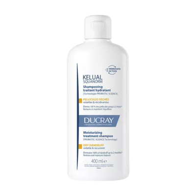 Дюкрей (Ducray) Келюаль Скванорм шампунь увлажняющий против сухой перхоти 400 мл — Фото 1