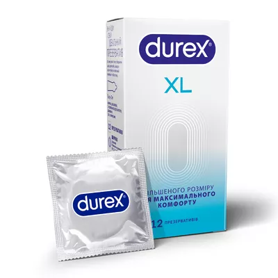 Презервативы Дюрекс (Durex Invisible XL) латексные с силиконовой смазкой ультратонкие 12 шт — Фото 1