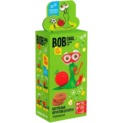 Конфеты натуральные Улитка Боб (Bob Snail) яблоко-груша+игрушка 20 г (набор) — Фото 3