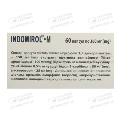 Индомирол-М капсулы 360 мг №60 — Фото 2