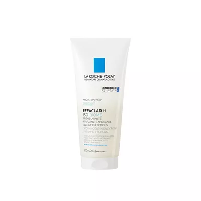 Ля Рош (La Roche-Posay) Эфаклар Н Iso-Biome крем-гель очищающий успокаивающий увлажняющий для обезвоженной чувствительной кожи лица и тела, склонной к недостаткам 200 мл — Фото 1