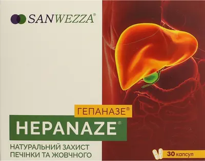 Гепаназе капсули 290 мг №30 — Фото 1