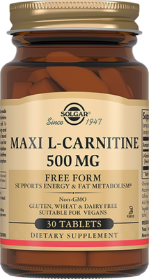 Солгар (Solgar) Макси L-Карнитин таблетки 500 мг №30 — Фото 1