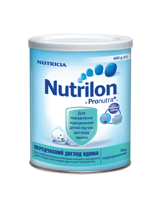 Смесь молочная Нутрилон (Nutrilon) Преждевременный уход дома для кормления детей с 0 рождения 400 г — Фото 1