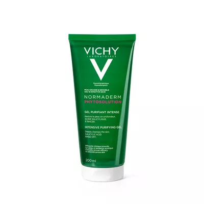 Віши (Vichy) Нормадерм Фітосолюшн гель для глибокого очищення жирної, схильної до недоліків шкіри 200 мл — Фото 1