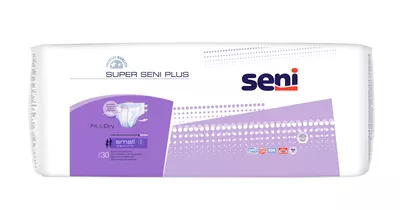 Підгузники для дорослих Супер Сені Плюс Смолл (Super Seni+ Small) розмір 1 30 шт — Фото 1