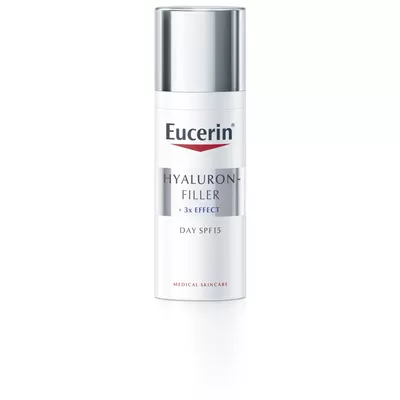 Юцерин (Eucerin) Гиалурон-филлер крем против морщин легкий для нормальной и комбинированной кожи SPF15 50 мл — Фото 1