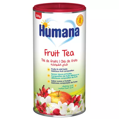 Хумана (Humana) чай фруктовий з вітаміном С з 8 місяців 200 г — Фото 1
